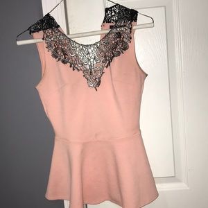 Peplum Lace Blouse